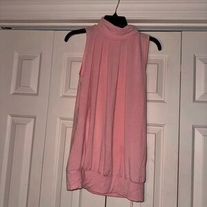 Zenana Outfitters Pink Sleeveless Tunic